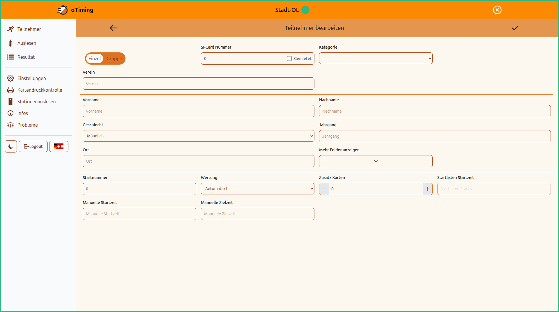 Participant Management